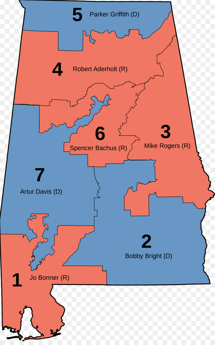 Alabama Dpr，Kongres Distrik PNG