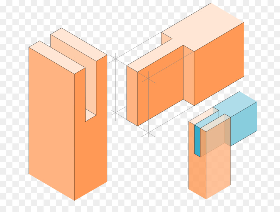 Kursi Merah Dan Biru，Mortise Dan Tenon PNG