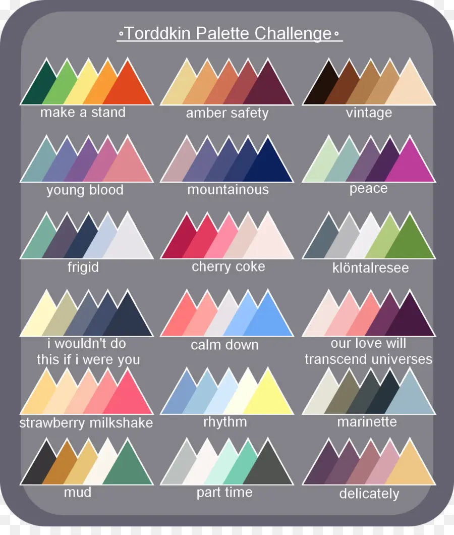 Palet Warna，Warna PNG