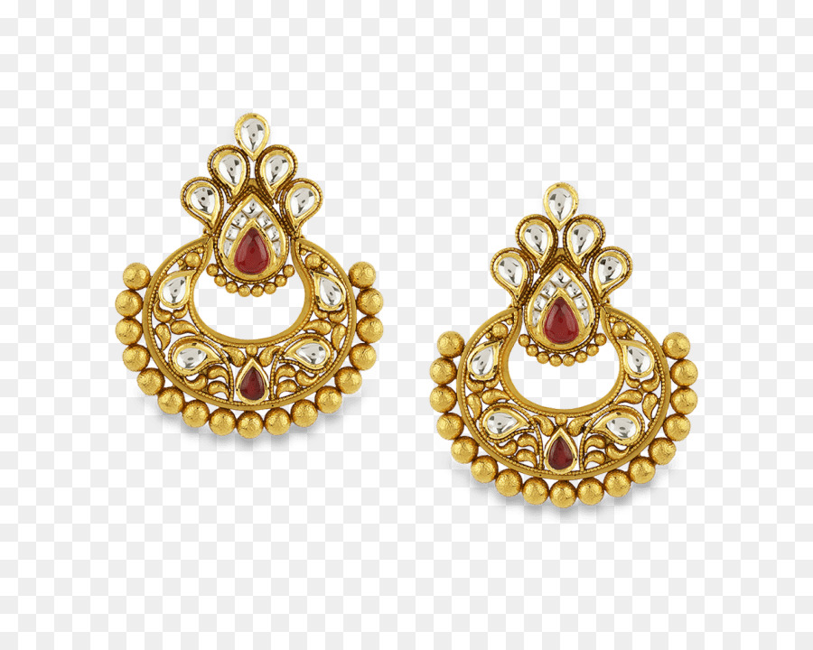 Anting Emas，Batu Permata PNG