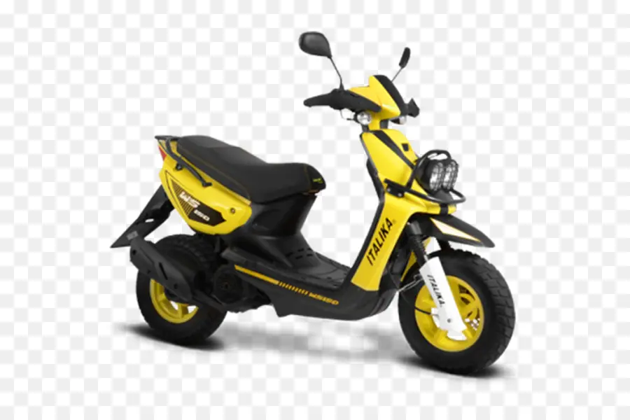 Skuter Kuning，Sepeda Motor PNG