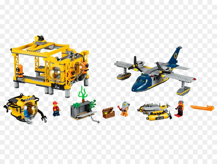 Lego 60096 Kota Laut Dalam Operasi Dasar，Lego 60095 Kota Eksplorasi Laut Dalam Kapal PNG