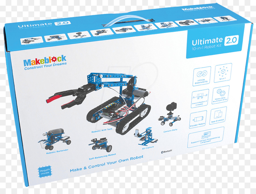 Makeblock Mbot Batang Kit，Makeblock Ultimate 20 10in1 Robot Kit PNG