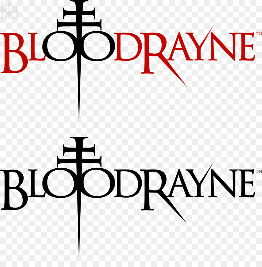 Logo Bloodrayne，Merah PNG