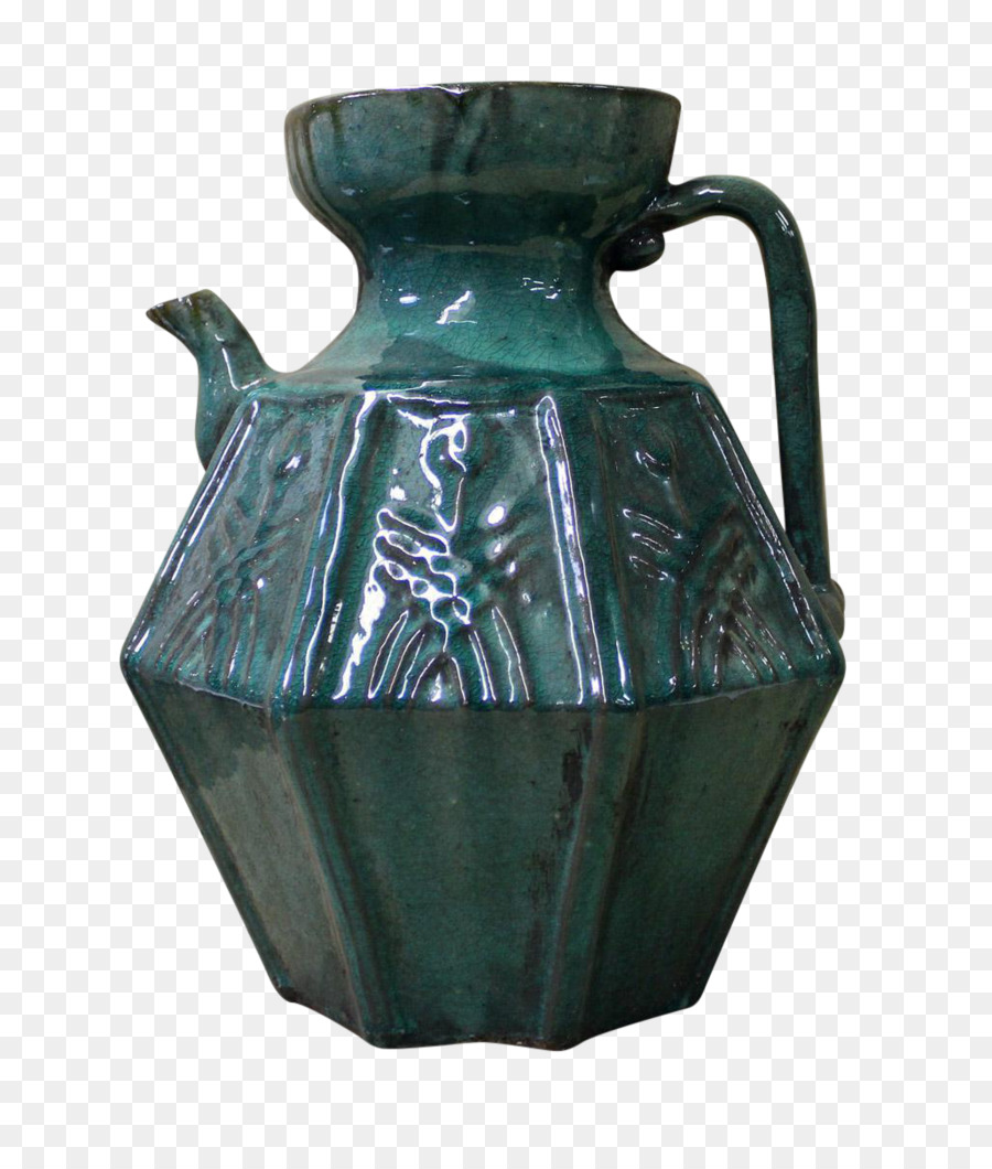 Keramik Tembikar Glasir，Vas PNG