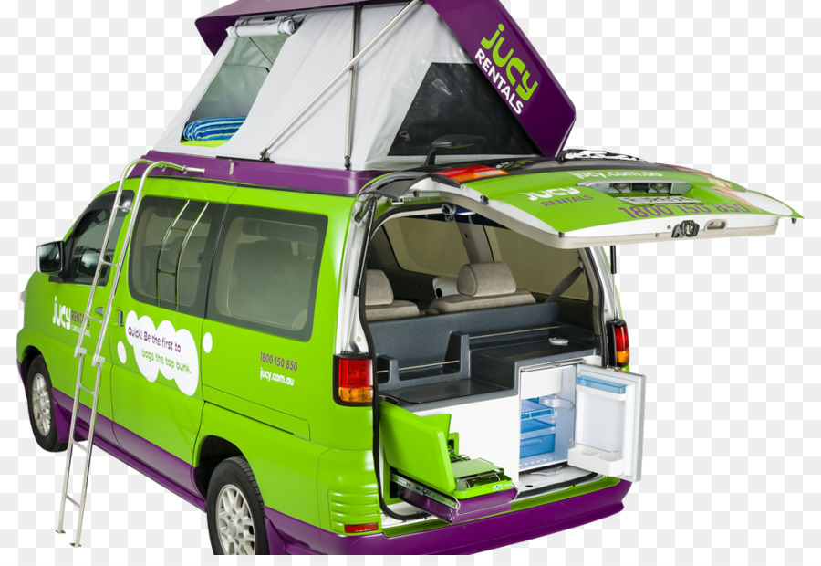 Mobil Van Kemping，Hijau PNG