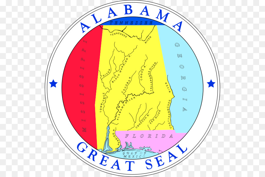 Lambang Alabama，Seale Alabama PNG