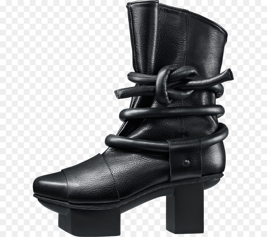 Sepatu Bot Hitam，Mode PNG