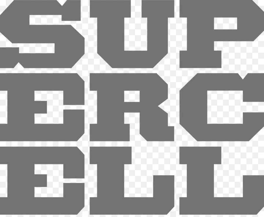 Logo Supercell，Teks PNG