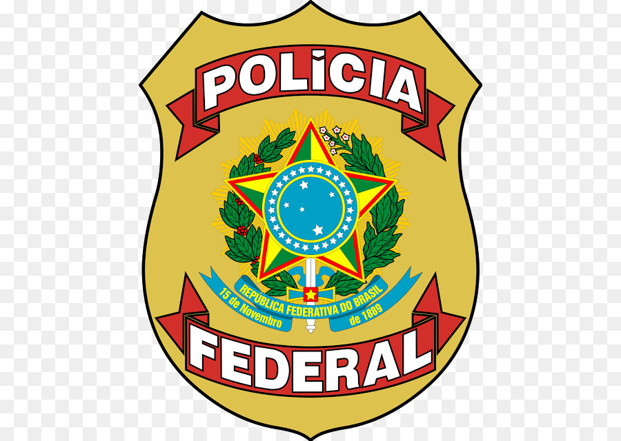 Lencana Policia Federal，Brazil PNG