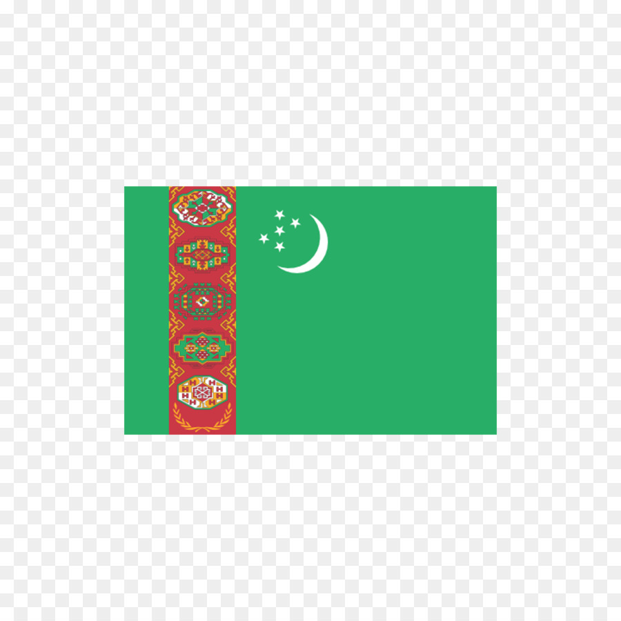 Bendera Turkmenistan，Hijau PNG