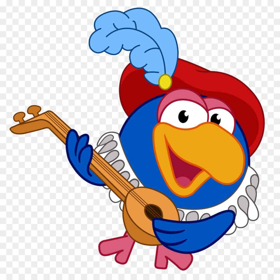 Burung Kartun，Gitar PNG