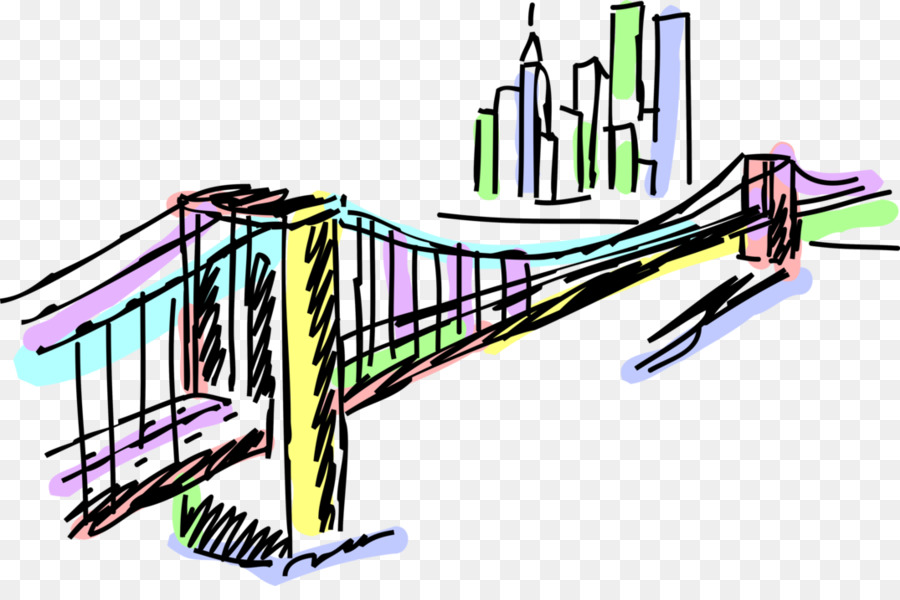 Kartun, Jembatan, Struktur gambar png