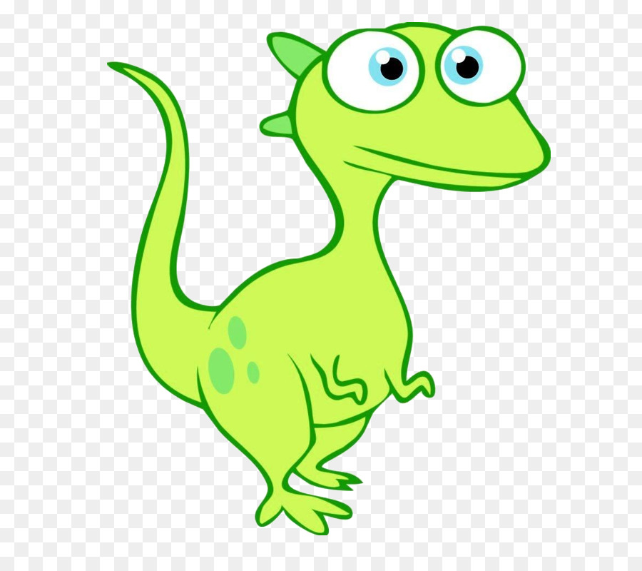 Dinosaurus Hijau，Kartun PNG