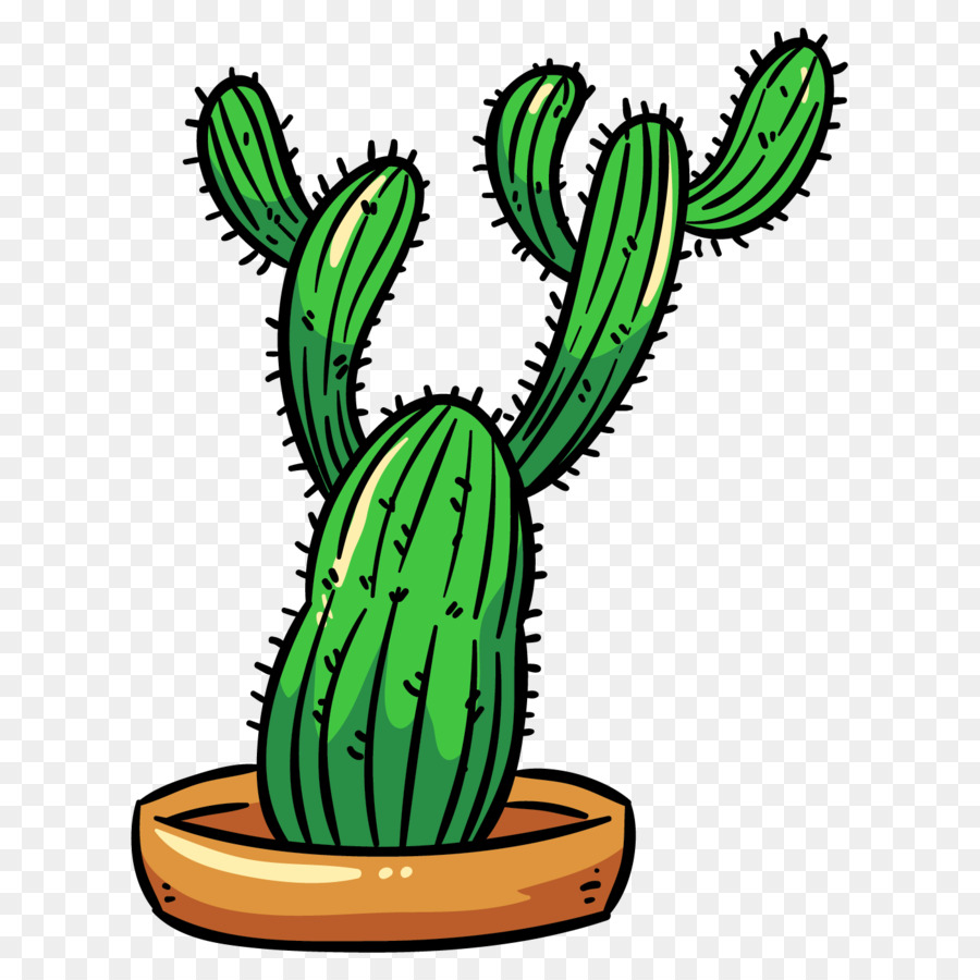 Gambar Kaktus Kartun
