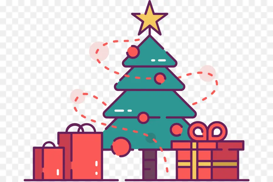 Pohon Natal，Desain Natal PNG