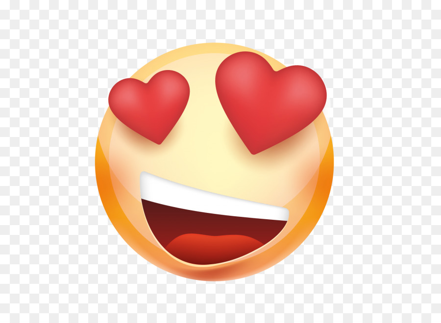 Emoji Mata Hati，Cinta PNG