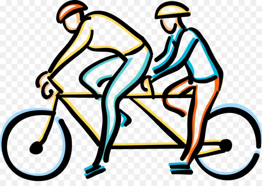 Sepeda，Sepeda Tandem PNG