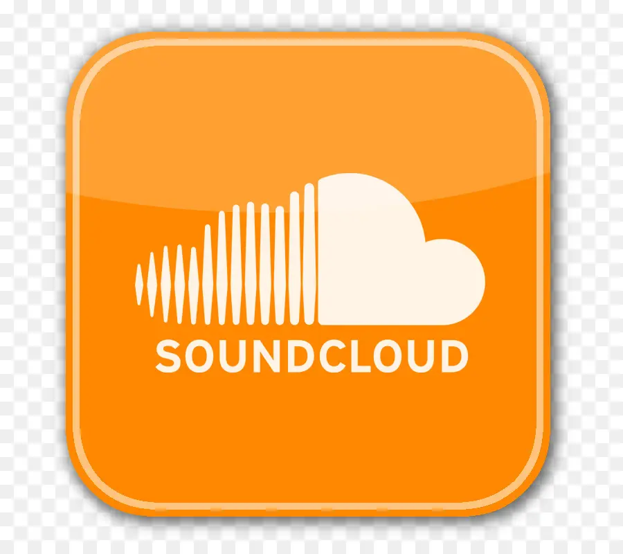 Logo Soundcloud，Oranye PNG