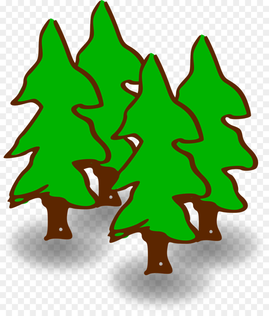 28 Gambar Kartun Pohon Pinus Gambar Ipin