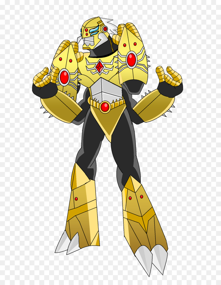 Karakter Lapis Baja Kuning，Robot PNG