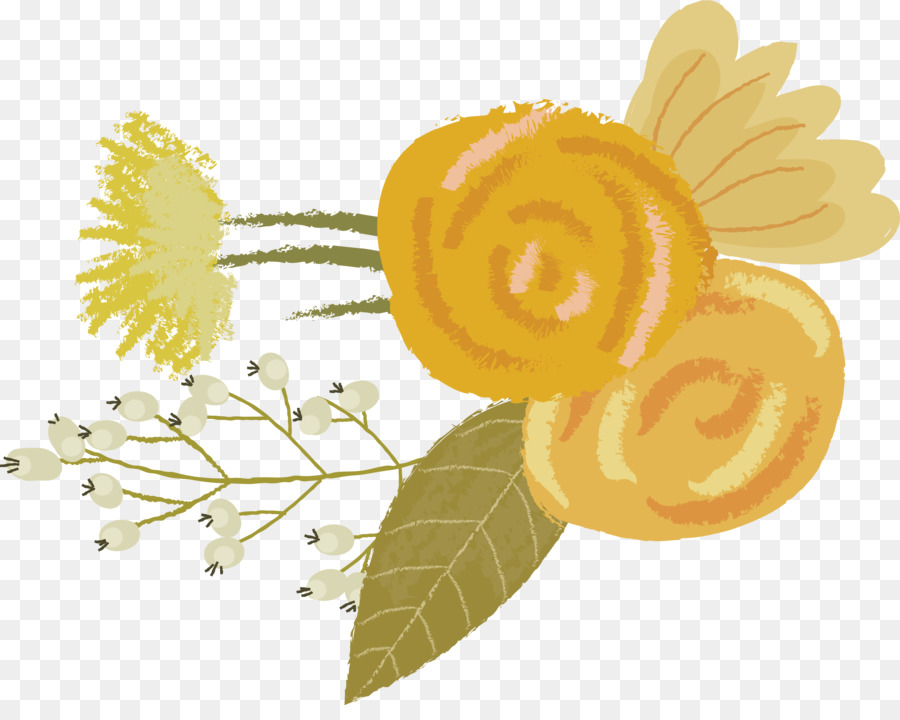 Serbuk Sari，Bunga Matahari PNG