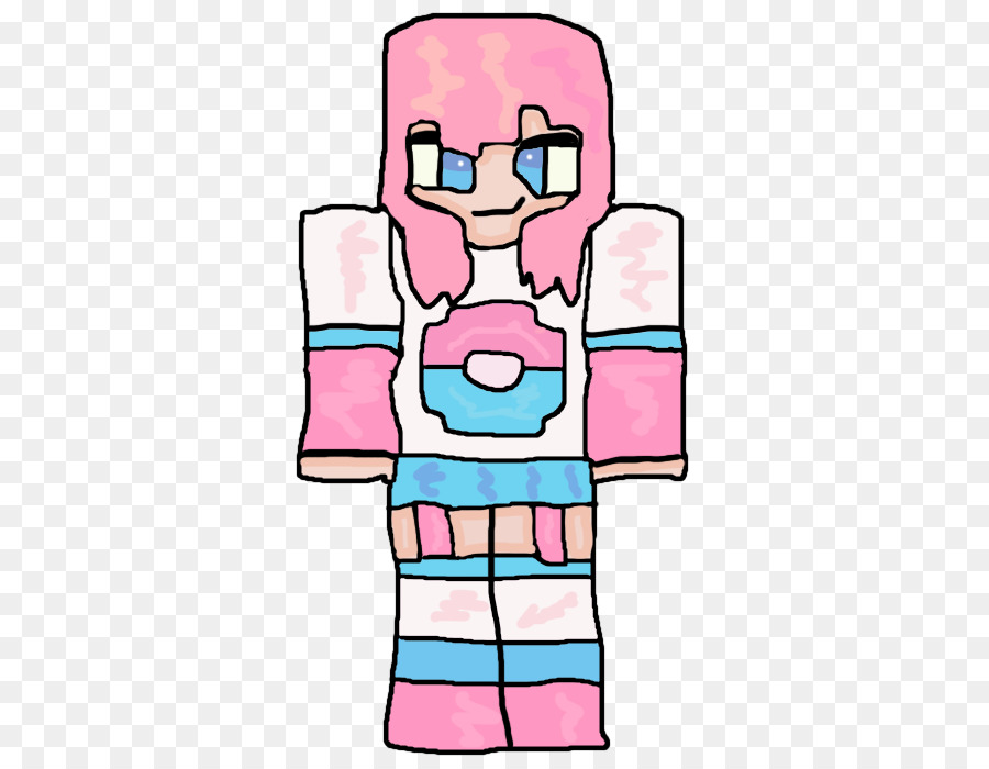 Pink M，Garis PNG