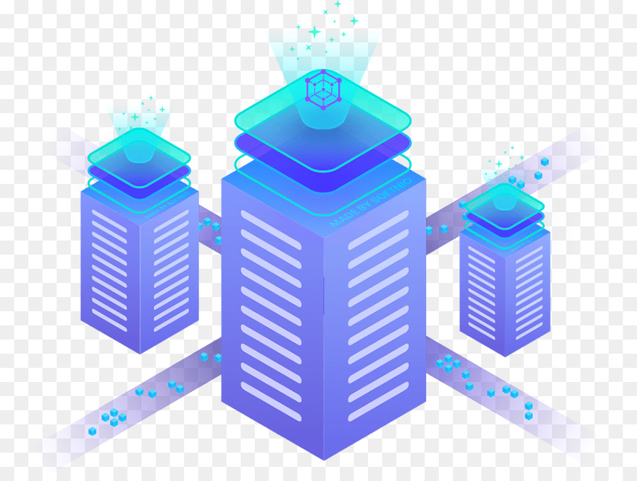 Komputer Server，Blockchain PNG