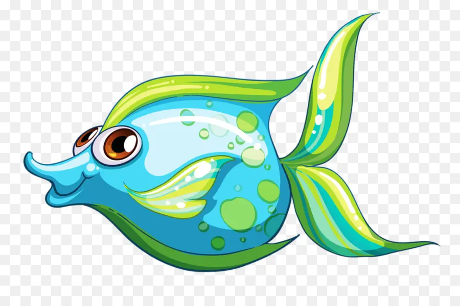 Ikan，Biru PNG