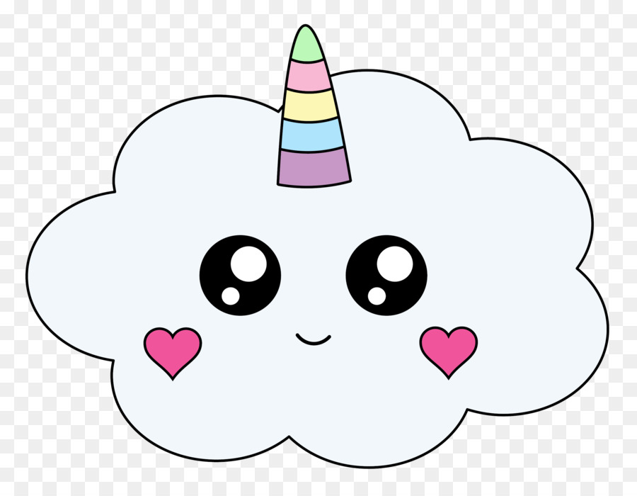 Awan Unicorn，Imut Imut PNG