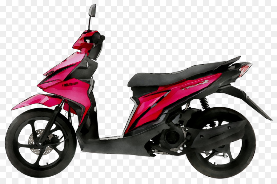 Sepeda Motor Merah，Roda PNG