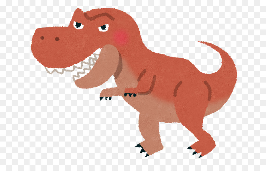 Dinosaurus Merah，Kartun PNG