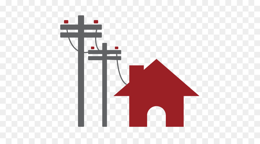 Listrik, Tiang Listrik, Garis Overhead Power gambar png