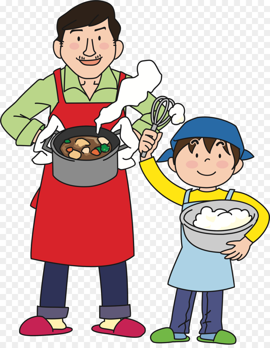 Ayah Memasak  Domain Publik gambar png