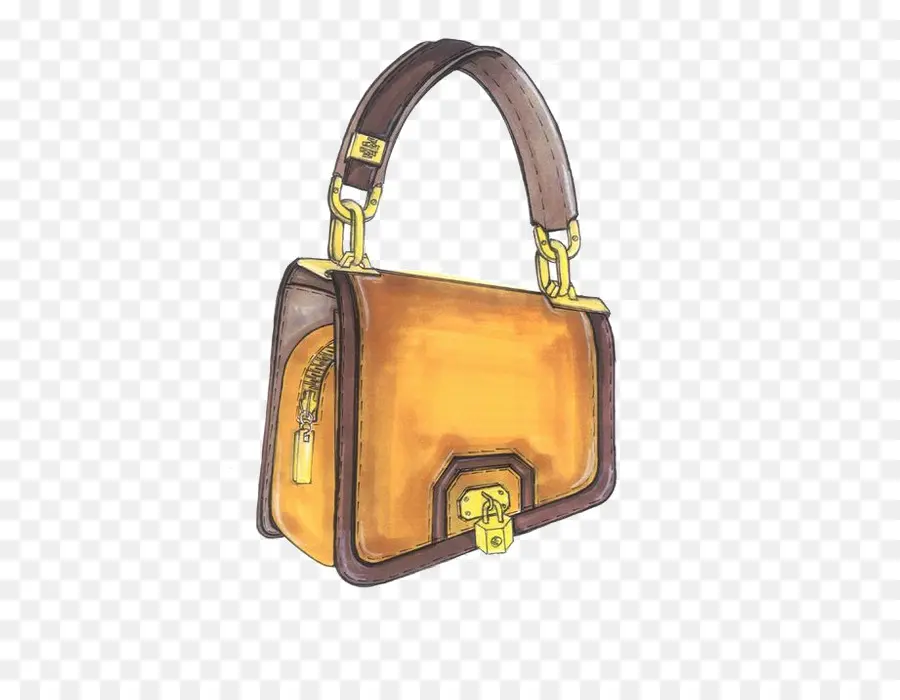 Tas Tangan Coklat，Tas Kecil PNG