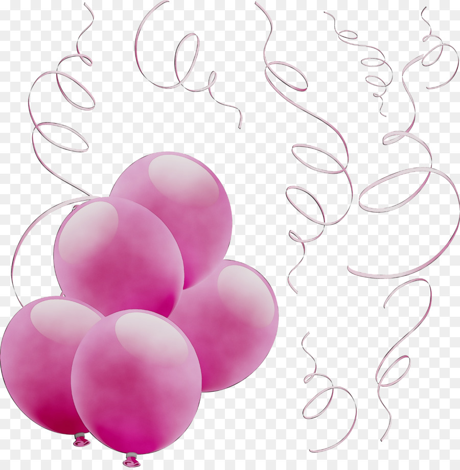 Balon，Pink M PNG