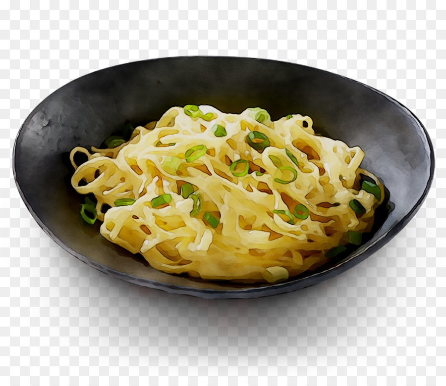 Spaghetti Dengan Bawang Putih Dan Minyak，Mie Cina PNG