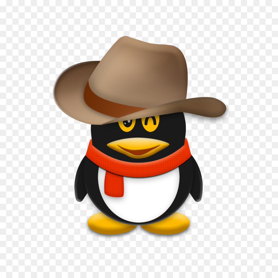 Penguin Dengan Topi，Imut Imut PNG