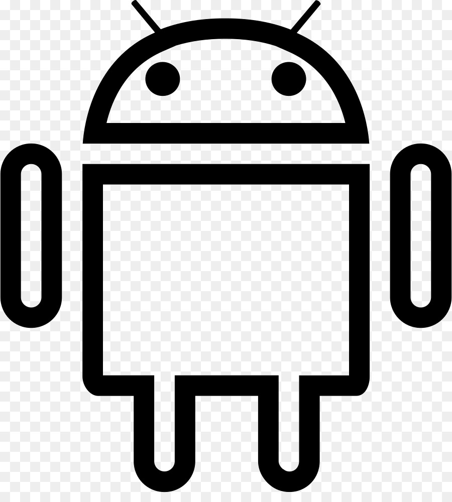 Logo Android，Hitam PNG