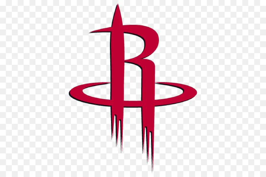 Logo Houston Rockets，Bola Basket PNG