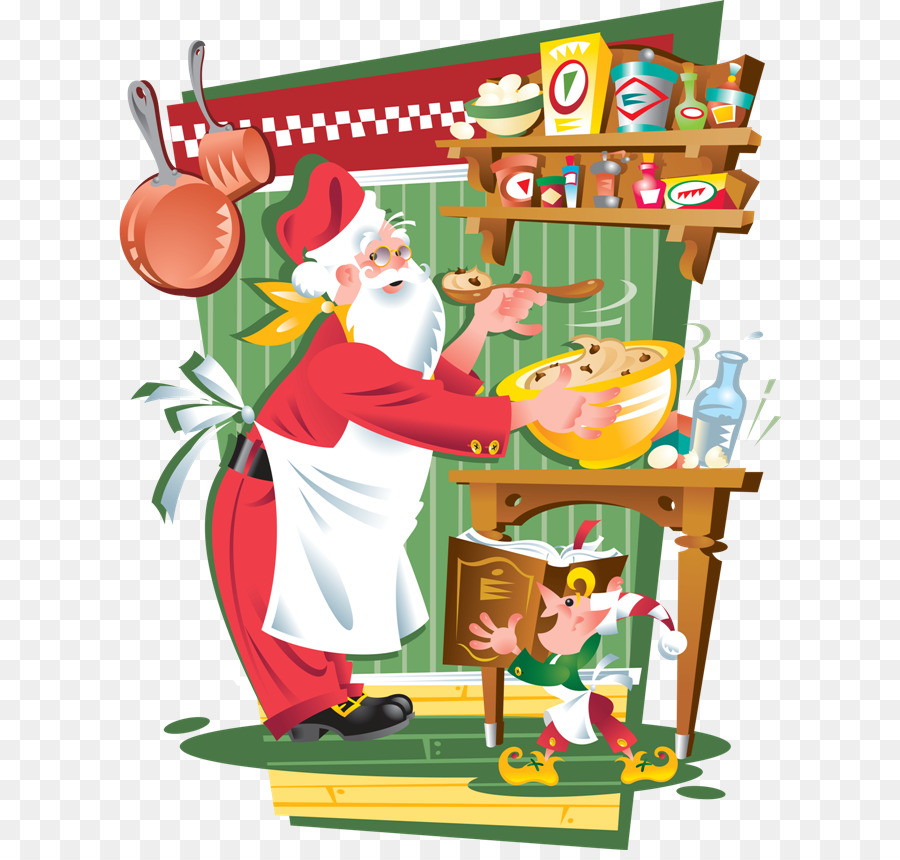 Santa Claus，Memasak PNG