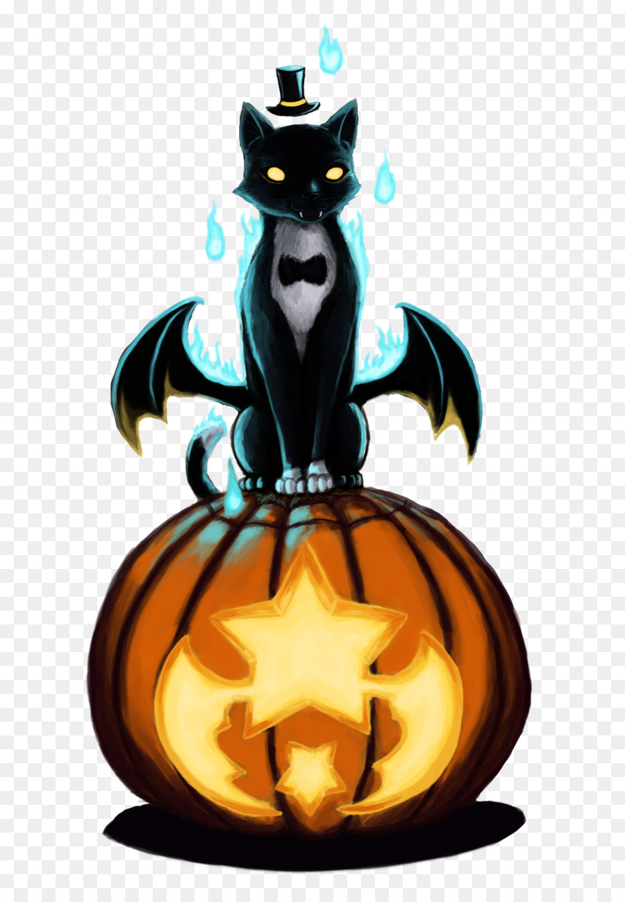 Kucing，Jackolantern PNG