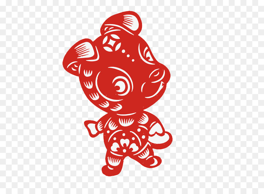 Babi Merah，Kartun PNG