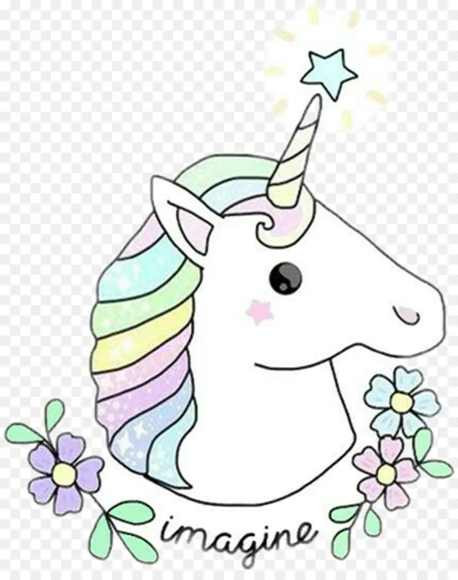 Unicorn，Pelangi PNG