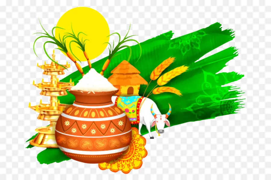 Pongal Thailand，Makar Sankranti PNG