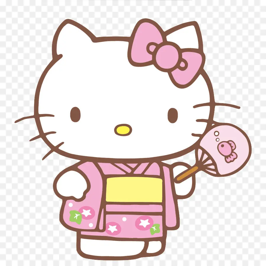 Halo Kitty，Kimono PNG