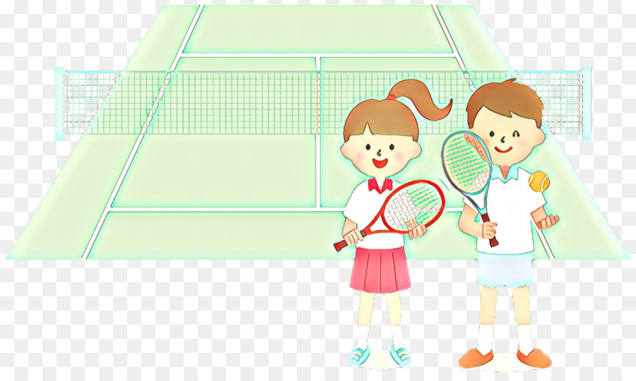 Anak Anak Bermain Tenis，Olahraga PNG