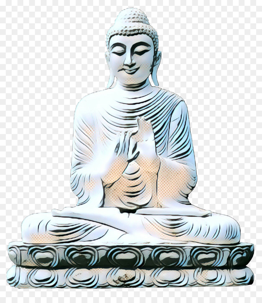 Buddha Gautama，Patung Klasik PNG
