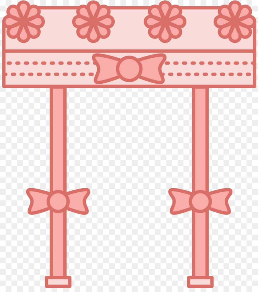 Pink M，Garis PNG