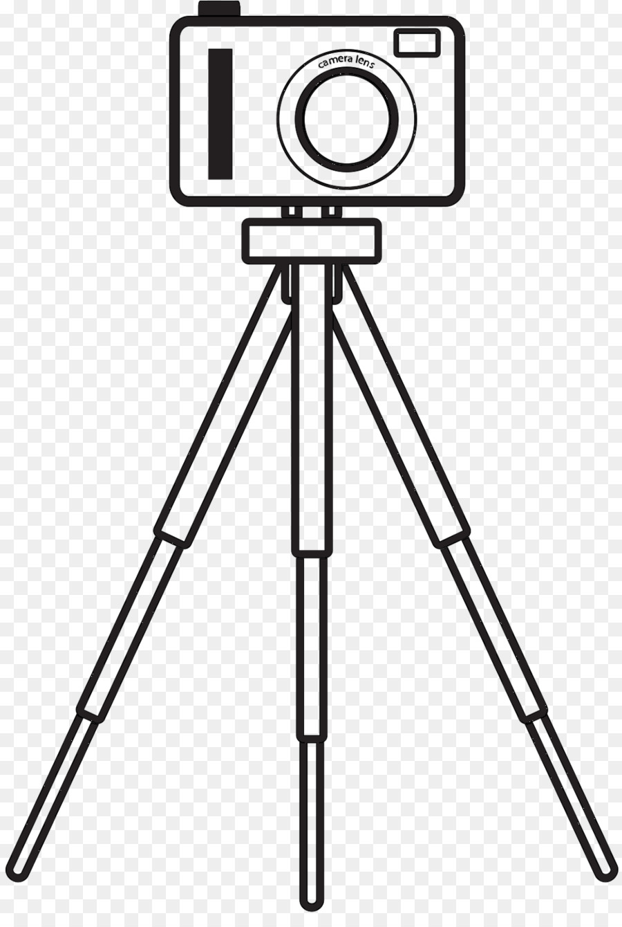 Kamera Pada Tripod，Fotografi PNG